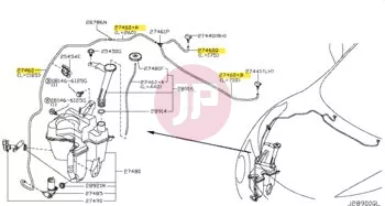 NISSAN B7461-89910 - HOSH-WASHER