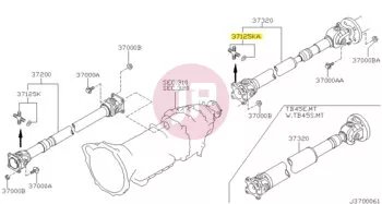 NISSAN C7125-01J25 - JOURNAL KIT