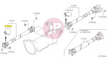 NISSAN C7125-VB925 - JOURNAL KIT