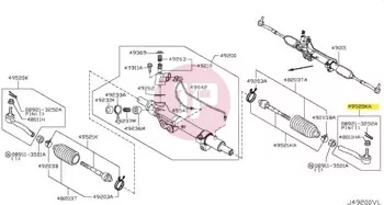 NISSAN D8E20-1LB0A - SOCKET-KIT