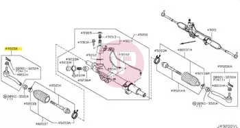 NISSAN D8F40-1LB0A - SOCKET KIT