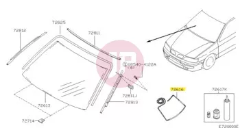 NISSAN G2716-89901 - RUBBER-DUM