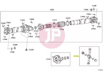 TOYOTA 04371-0K082 - SPIDER KIT, UNIVERSA