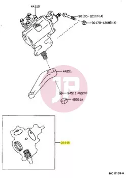 TOYOTA 04445-60050 - LENKGETRIEBE-DICHTSA