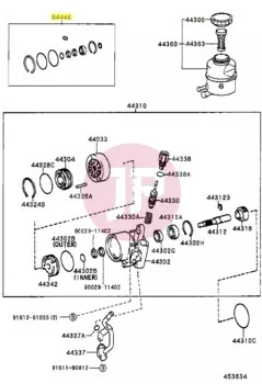 TOYOTA 04446-37040 - GASKET KIT, POWER