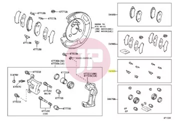 TOYOTA 04948-60010 - FITTING KIT, DI