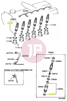 TOYOTA 11177-64010 - GASKET
