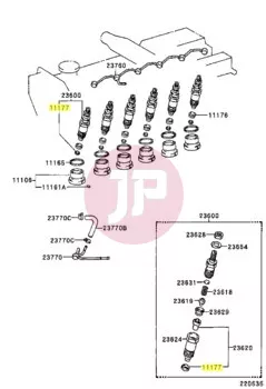 TOYOTA 11177-64010 - GASKET