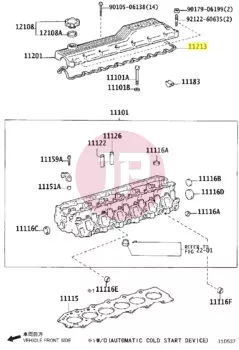 TOYOTA 11213-17010 - GASKET, CYLINDE