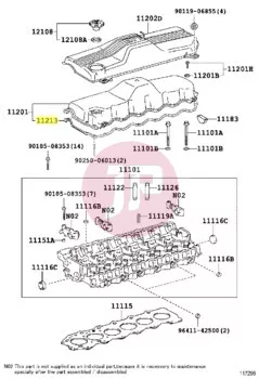 TOYOTA 11213-17030 - GASKET, CYLINDE