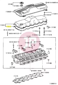 TOYOTA 11213-17030 - GASKET, CYLINDE