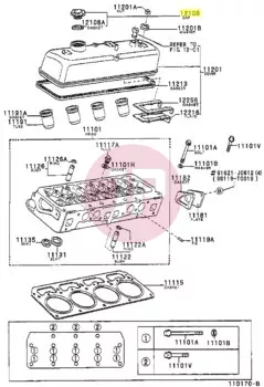 TOYOTA 12180-55010 - CAP