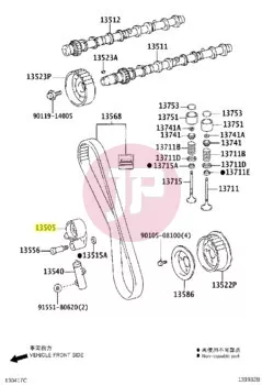 TOYOTA 13505-67042 - IDLER SUB-ASSY