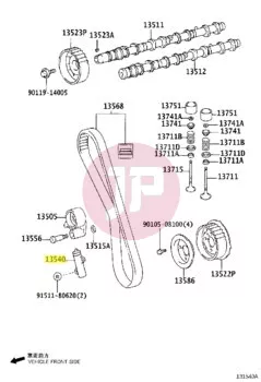 TOYOTA 13540-67020 - KETTENSPANNER