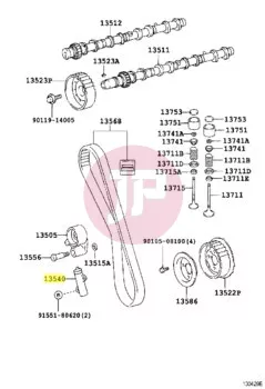 TOYOTA 13540-67020 - KETTENSPANNER