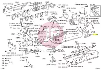 TOYOTA 17116-17020 - GASKET INTAKE