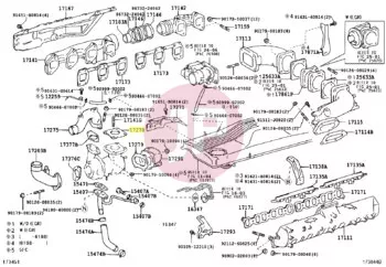 TOYOTA 17278-17010 - Turbocharger to Exhaust Manifold Gasket