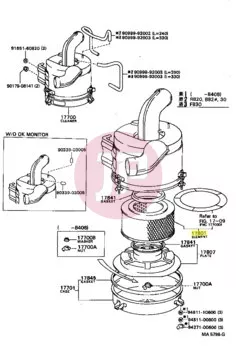 TOYOTA 17801-61030 - ELEMENT, AIR