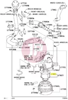 TOYOTA 17801-61030 - ELEMENT, AIR
