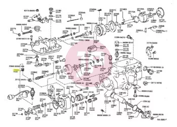 TOYOTA 22602-56350 - FILTER,SUB-ASSY
