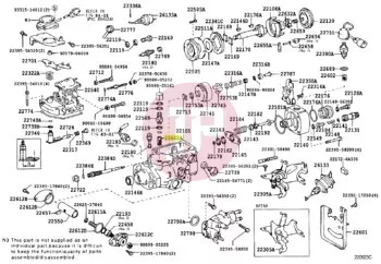 TOYOTA 22602-5B320 - FILTER SUB-AS