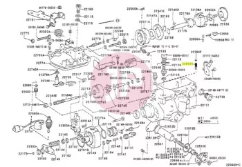 TOYOTA 22602-5B320 - Adagoló szűrő részegység