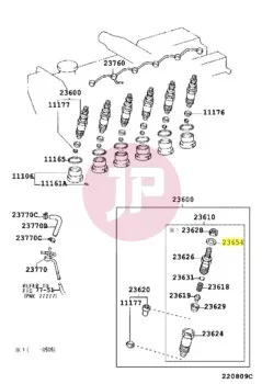 TOYOTA 23654-64010 - WASHER