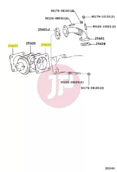 TOYOTA 25633-17020 - GASKET, EGR VAL