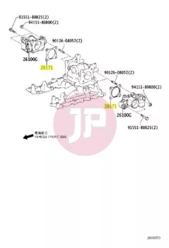 TOYOTA 26171-26010 - GASKET, DIESEL THROTTLE
