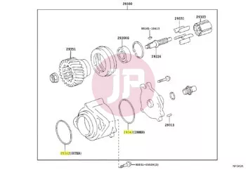 TOYOTA 29342-17010 - O-RING