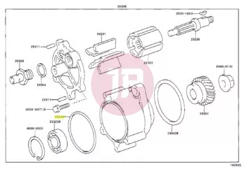 TOYOTA 29342-58010 - O-LING