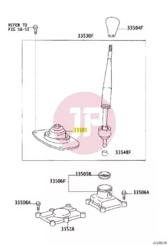 TOYOTA 33555-60120 - BOOT SHIFT LEVER