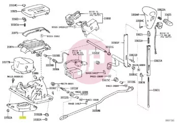 TOYOTA 33555-60140 - BOOT SHIFT LEVER