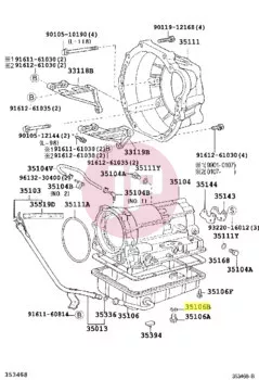 TOYOTA 35178-30010 - GASKET