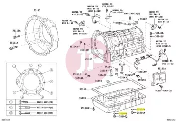 TOYOTA 35178-30010 - GASKET