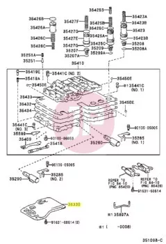 TOYOTA 35330-60040 - STRAINER ASSY,