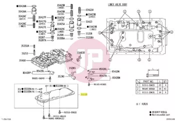 TOYOTA 35330-60050 - STRAINER ASSY,
