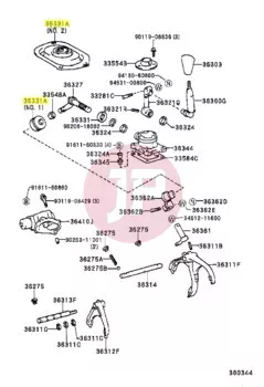 TOYOTA 36331-60070 - BOOT, TRANSFER
