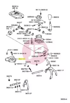 TOYOTA 36410-60061 - Képső differenciálzár kapcsoló motor
