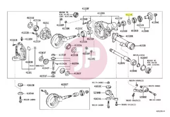 TOYOTA 41214-26011 - SLINGER, DRIVE