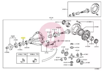 TOYOTA 41214-26011 - SLINGER, DRIVE