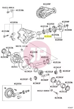TOYOTA 41214-60011 - SLINGER, DRIVE