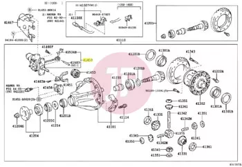TOYOTA 41450-60042 - ACTUATOR ASSY,