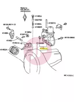 TOYOTA 41450-60060 - STELLANTRIEB/DIFF.-S