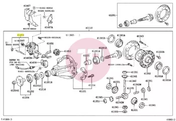 TOYOTA 41450-60070 - ACTUATOR ASSY,