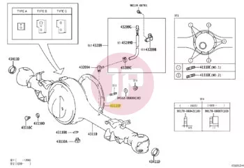 TOYOTA 42181-60170 - GASKET  DIFFERENTIAL