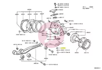 TOYOTA 42323-60020 - WASHER
