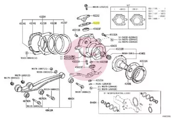 TOYOTA 43235-60020 - SHIM, STEERING