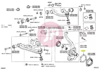 TOYOTA 43436-60020 - GASKET, KNUCKLE