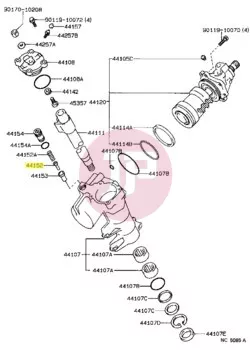 TOYOTA 44152-30020 - PLUNGER, POWER